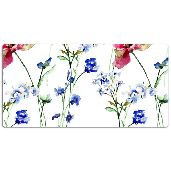 Podloga za pisalno mizo Painted flowers