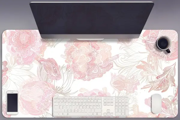 Podloga za pisalno mizo Floral pattern