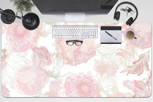 Podloga za pisalno mizo Floral pattern