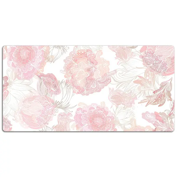 Podloga za pisalno mizo Floral pattern