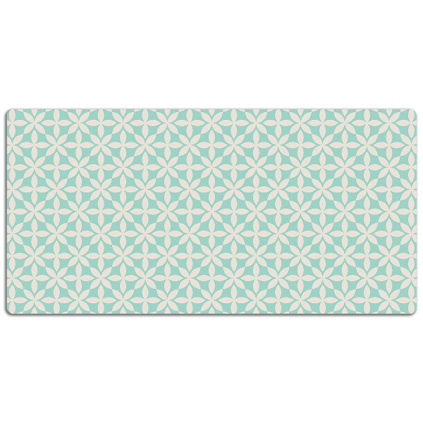 Namizna podloga White and blue pattern