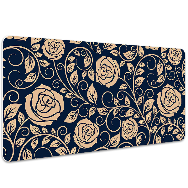 Podloga za pisalno mizo Vintage golden roses