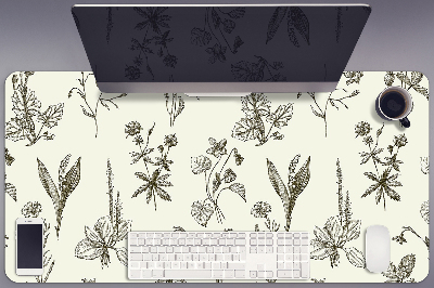 Namizna podloga Sketched flowers