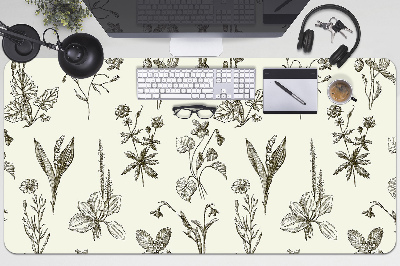 Namizna podloga Sketched flowers