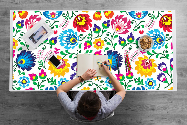 Podloga za pisalno mizo folk art
