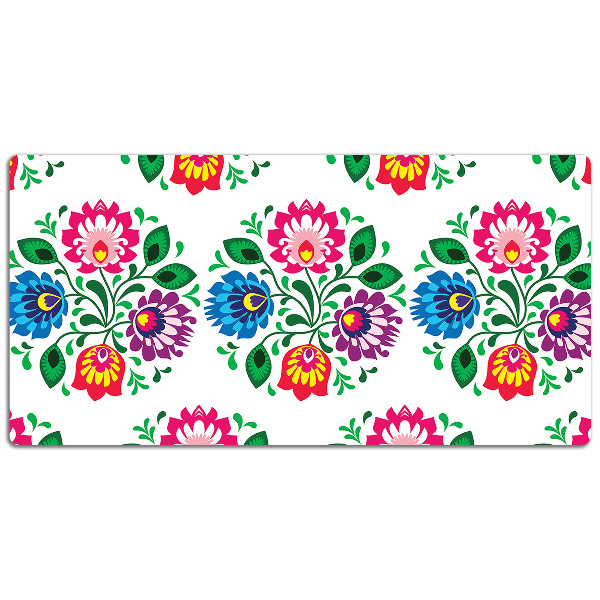 Podloga za pisalno mizo Folk style flowers