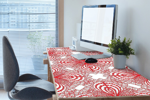 Namizna podloga Red lace