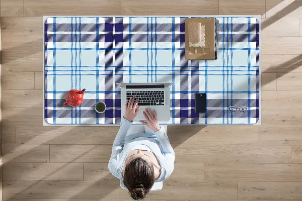Podloga za pisalno mizo Tartan
