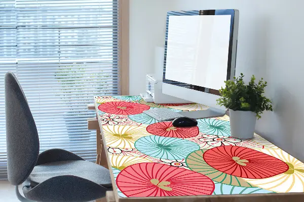 Podloga za pisalno mizo Floral pattern