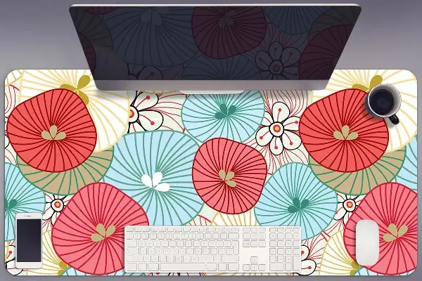 Podloga za pisalno mizo Floral pattern