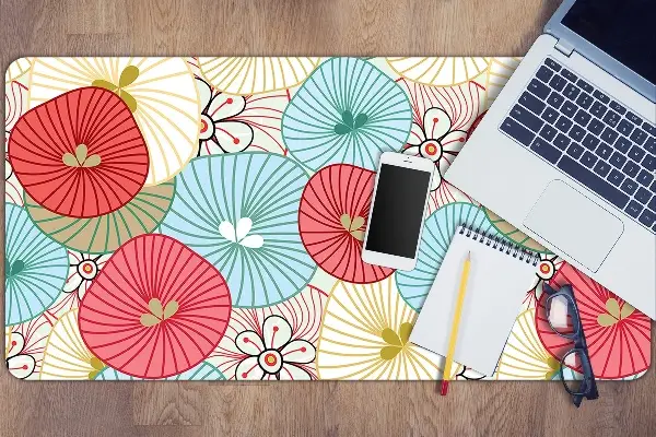 Podloga za pisalno mizo Floral pattern