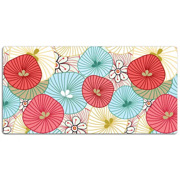 Podloga za pisalno mizo Floral pattern