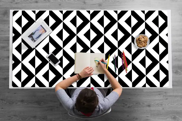 Podloga za pisalno mizo Geometric illusion