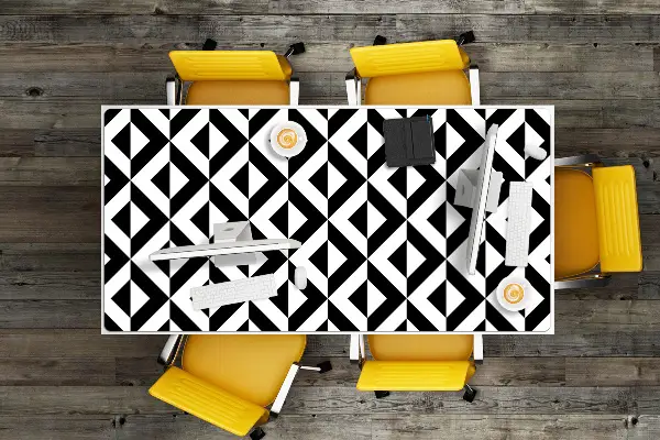 Podloga za pisalno mizo Geometric illusion