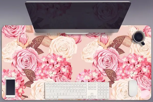 Namizna podloga Roses and hydrangeas