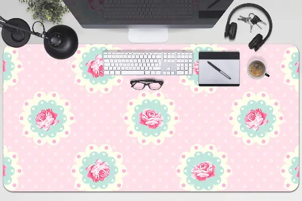 Namizna podloga Roses and dots
