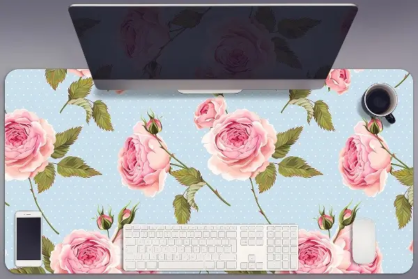 Namizna podloga Roses with leaves