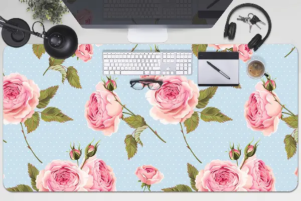 Namizna podloga Roses with leaves