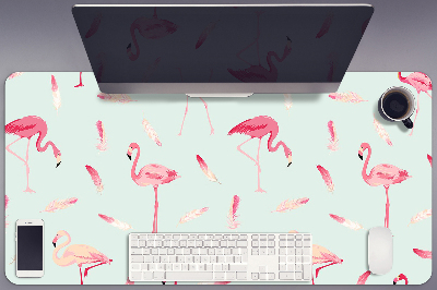 Namizna podloga Flamingos and feathers