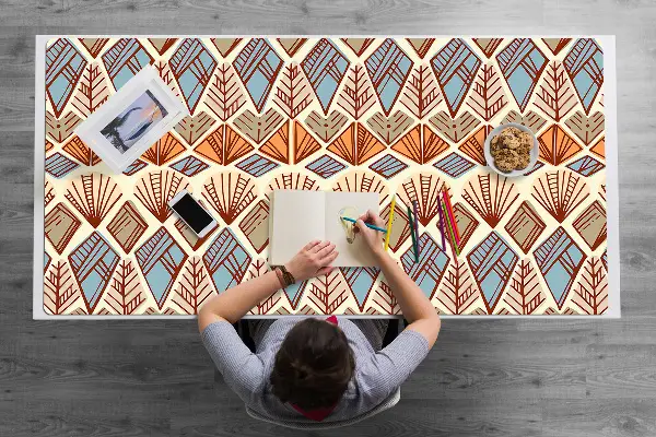 Namizna podloga Ethnic brown pattern