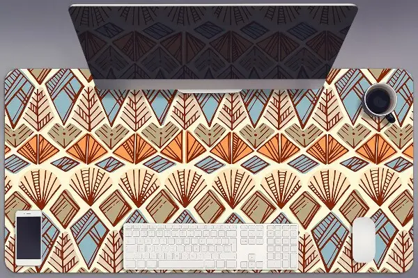 Namizna podloga Ethnic brown pattern