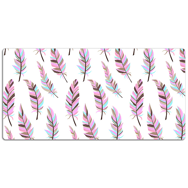 Namizna podloga Pink feathers