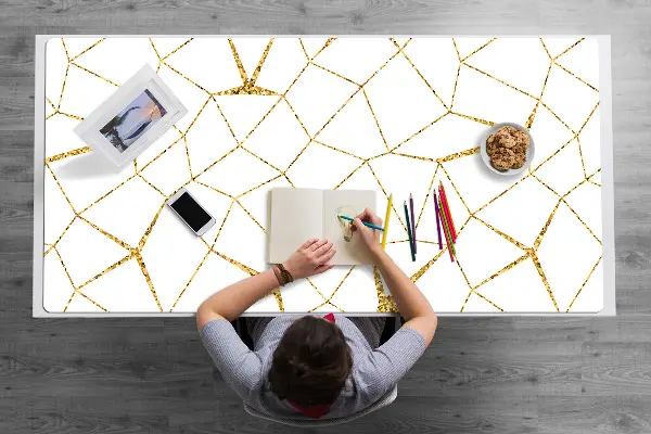 Podloga za pisalno mizo Golden mosaic