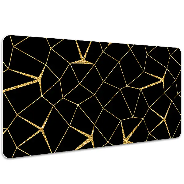 Namizna podloga Gold and black mosaic