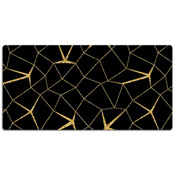Namizna podloga Gold and black mosaic