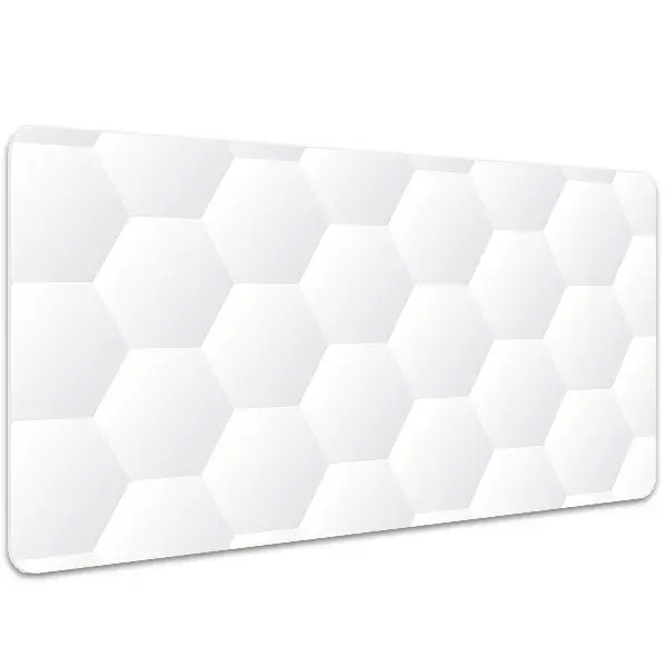 Namizna podloga Bela Honeycomb