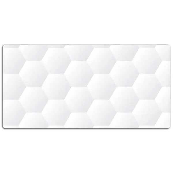 Namizna podloga Bela Honeycomb