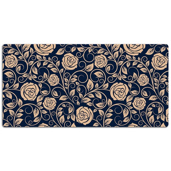 Podloga za pisalno mizo Vintage golden roses
