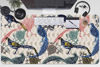 Podloga za pisalno mizo Painted quails