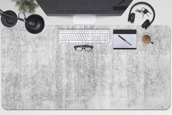 Podloga za pisalno mizo Gray concrete