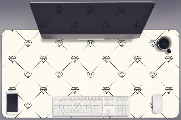 Namizna podloga Pattern in diamonds