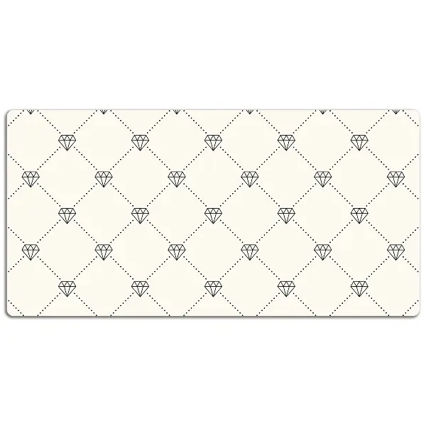 Namizna podloga Pattern in diamonds