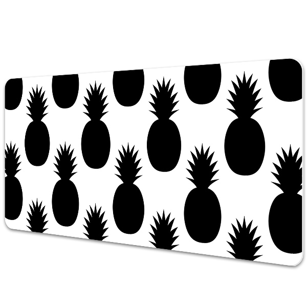 Podloga za pisalno mizo Black pineapples