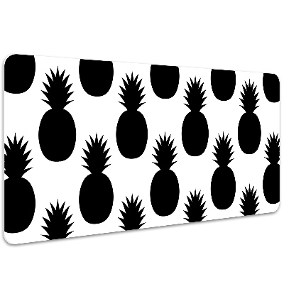 Podloga za pisalno mizo Black pineapples