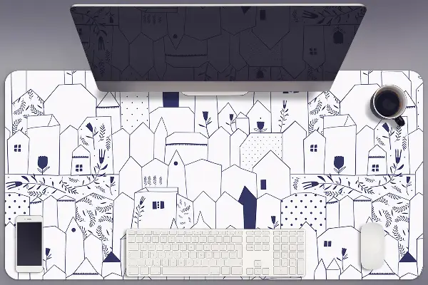 Namizna podloga Drawing city