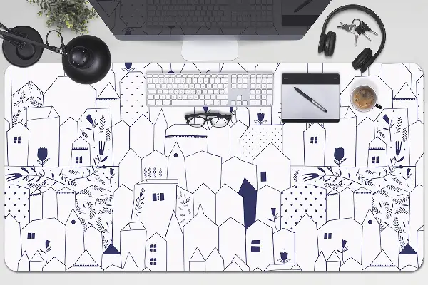 Namizna podloga Drawing city
