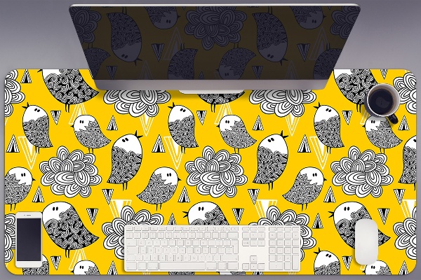Podloga za pisalno mizo Doodle birds