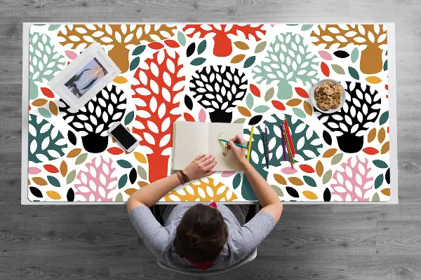 Podloga za pisalno mizo Tree doodle