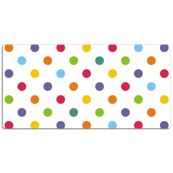 Podloga za pisalno mizo Colored dots