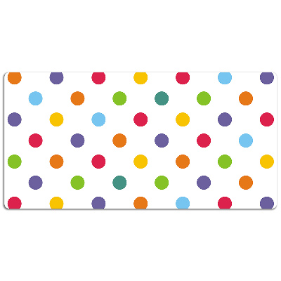 Podloga za pisalno mizo Colored dots