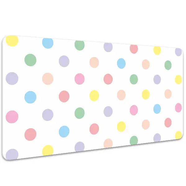 Podloga za pisalno mizo Colorful dots