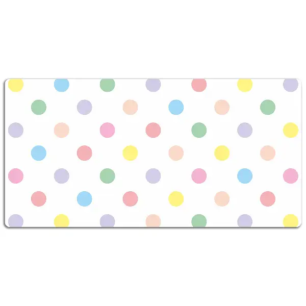 Podloga za pisalno mizo Colorful dots