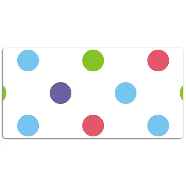 Podloga za pisalno mizo Colored dots