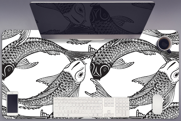 Namizna podloga The fish koi