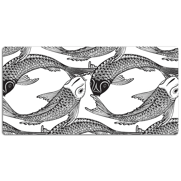 Namizna podloga The fish koi