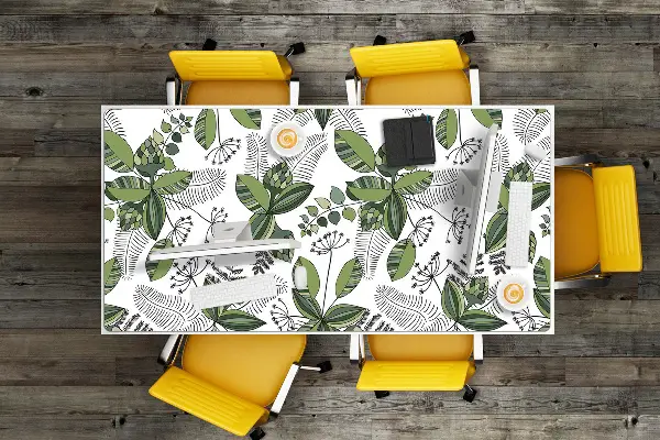 Podloga za pisalno mizo Botanical pattern
